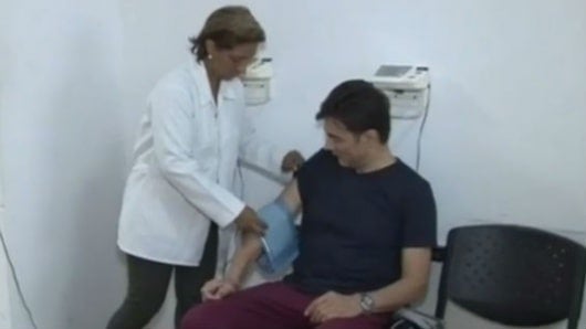 El actor se recupera en una clínica en Barranquilla.