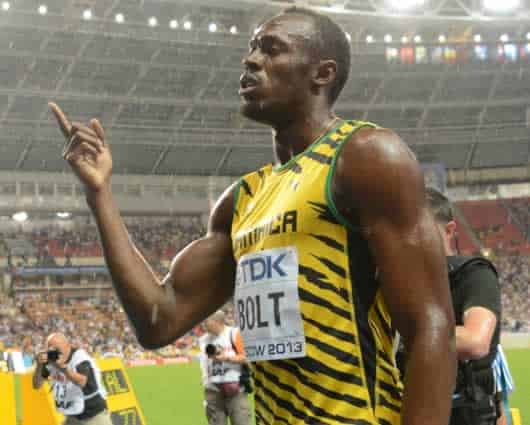 Usain Bolt, atleta jamaicano. Foto: AFP.