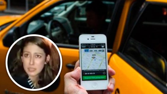 Nathalie Prieto, quien denunció que fue acorralada por taxistas cuando usaba Uber.