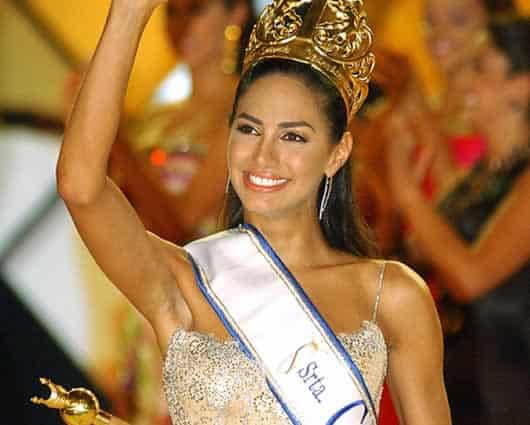 La exseñorita Colombia y actriz Valerie Domínguez. Foto: AFP.