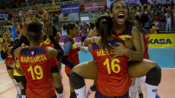 Colombia sumó 12 unidades en total para clasificarse cuarta en la tabla general de posiciones. Foto Federación Colombiana de Voleibol