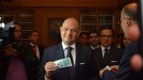 Germán Vargas Lleras reapareció en la vida pública. Foto: @German_Vargas.