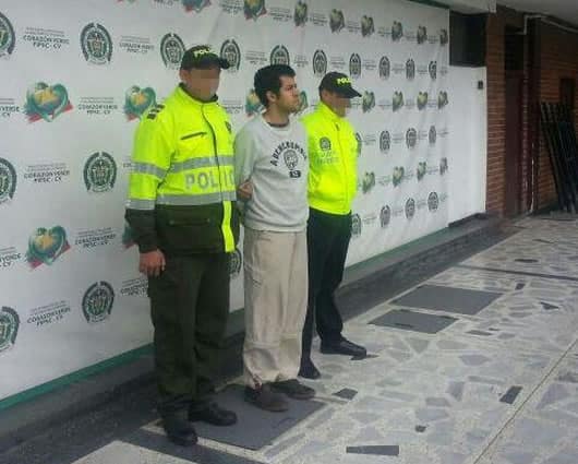 Jonathan Vega dijo que aceptaría el delito de lesiones personales. Foto: Policía Nacional