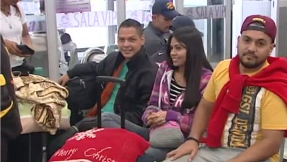 La situación es dramática, al día las autoridades calculan que sólo a la Terminal de Transportes de Bogotá llegan 100 venezolanos.. Foto: NoticiasRCN