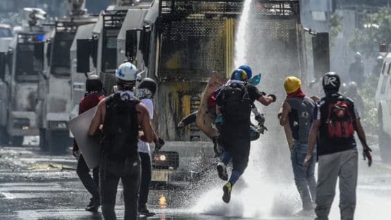 Opositores venezolanos. Foto: AFP