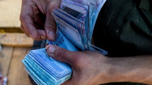 La economía venezolana se contrajo 14% el año pasado. Foto: AFP