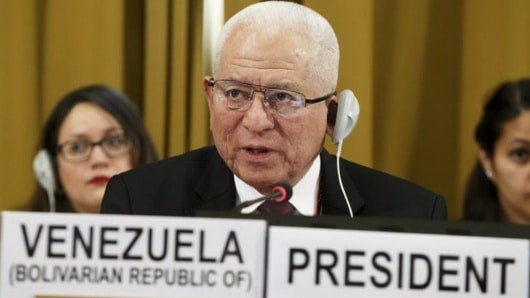 El embajador venezolano, Jorge Valero. Foto: AFP