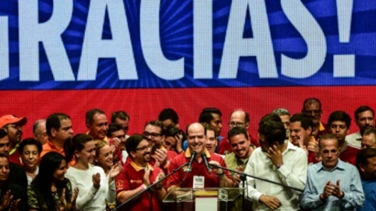 La oposición celebró los resultados. Foto: Ronaldo Schemidt / AFP