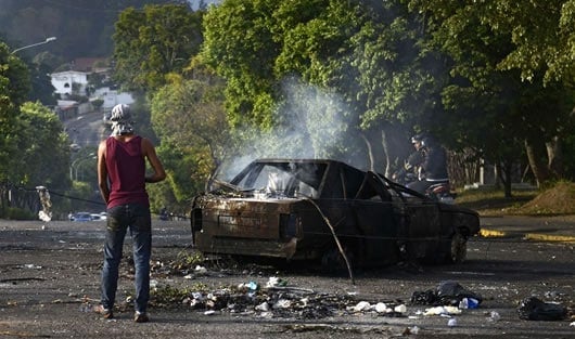 Las protestas contra el Gobierno dejan hasta el momento 20 muertos. Foto: AFP
