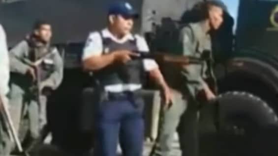 En el estado Sucre también fue evidente la agresión por parte de las autoridades.