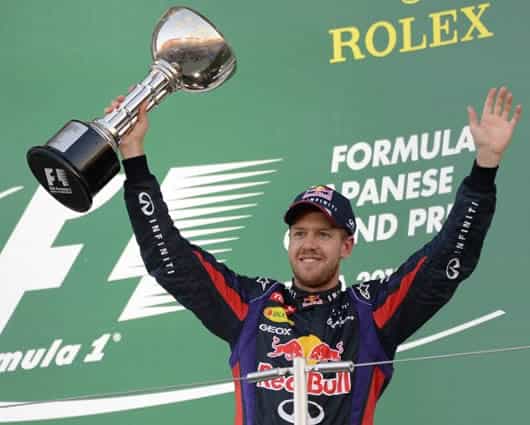 El piloto Sebastian Vettel (Red Bull) busca el cuarto título mundial consecutivo. Foto: AFP