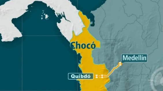 A la región ya llegó la maquinaria pesada para iniciar con las labores de remoción de escombros. Foto Noticias RCN