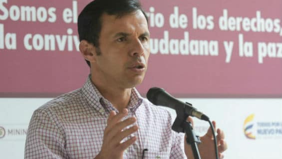 El viceministro del Interior, Guillermo Rivera. Foto MinInterior