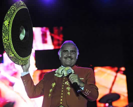 Vicente Fernández es considerado el máximo exponente de la música ranchera. Foto: AFP