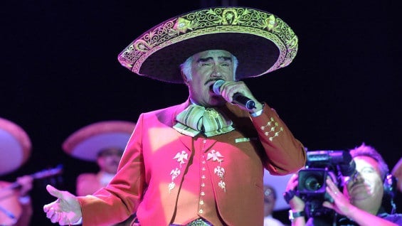 Vicente Fernández. Foto: AFP.