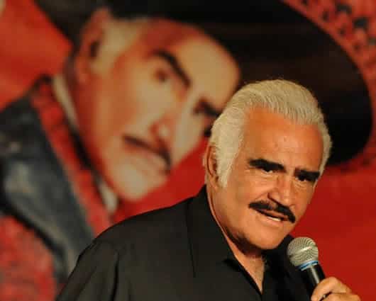 Vicente Fernández, cantante mexicano. Foto: AFP