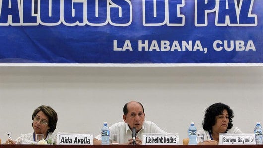 El tercer grupo de víctimas incluyó a un militar que estuvo secuestrado por las Farc. Foto: EFE