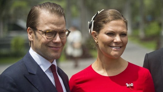 La princesa Victoria y el príncipe Daniel, llevan más de 15 años de matrimonio. AFP