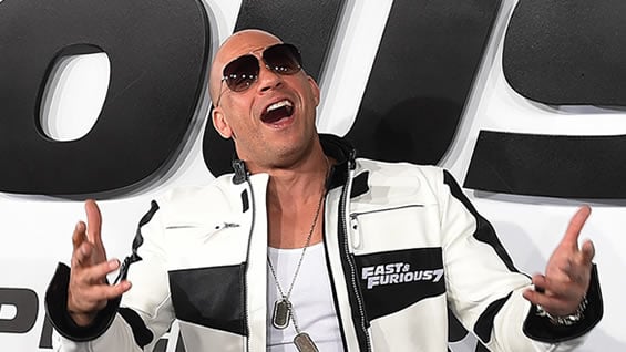 "Vamos a hacer la mejor película que se haya visto nunca", afirmó Vin Diesel. Foto: AFP