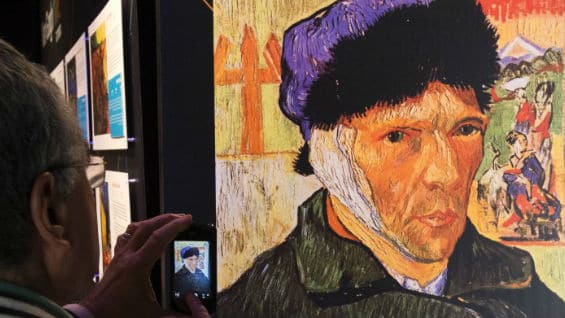 Autorretrato Vincent Van Gogh. Foto Archivo AFP