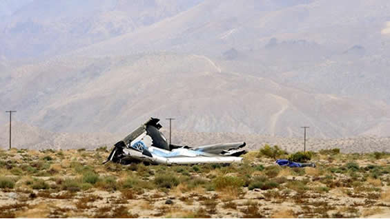 El accidente del SpaceShipTwo es un serio revés para la ambición de Branson de llevar turistas ricos al espacio. Foto: EFE.