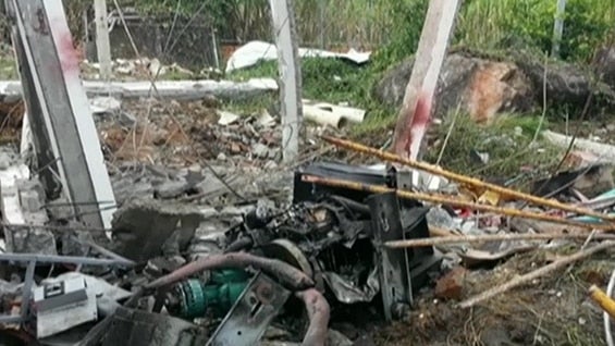 El hecho se presentó a tan solo un kilómetro del casco rural. Foto: NoticiasRCN