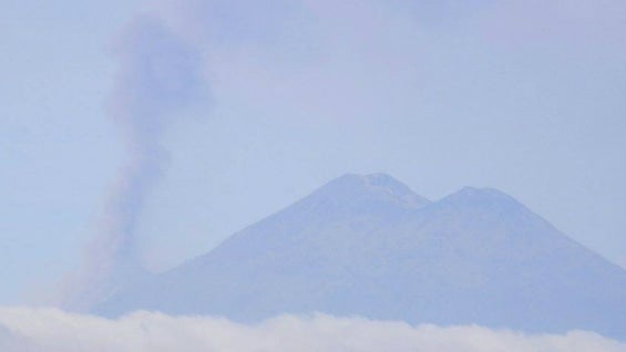 El volcán de Fuego de Guatemala. Foto: Coordinadora Nacional para la Reducción de Desastres.