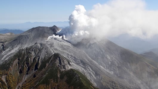 La última gran erupción del Monte Ontake se produjo en 1979. Foto: AFP.