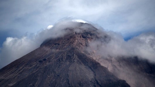 El volcán de Fuego. Foto: AFP
