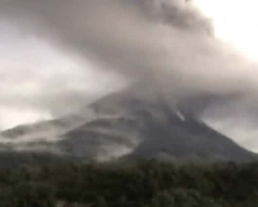 La última gran erupción del 'Merapi' se produjo en octubre de 2010.
