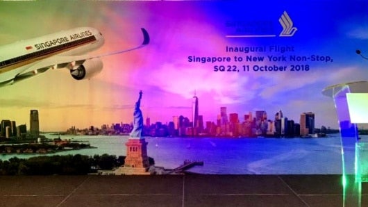 Este jueves partirá el vuelo comercial más largo del mundo. Foto:@SingaporeAirlines