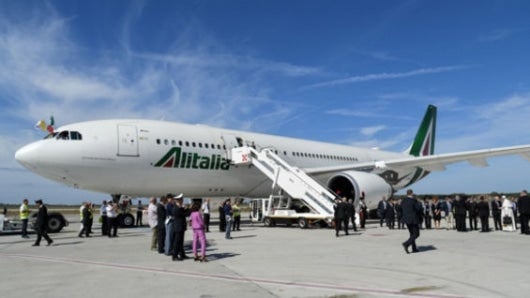 El vuelo papal. Foto: Andreas Solaro / AFP