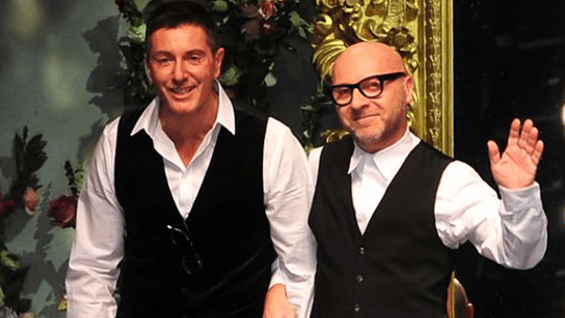 Domenico Dolce y Stefano Gabbana, diseñadores italianos. Foto: AFP