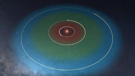 Los tres planetas orbitan alrededor de la estrella enana 'Wolf 1061'. Foto: UNSW.