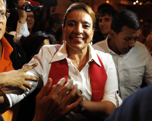 La izquierdista Xiomara Castro. AFP.