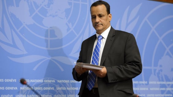 Ismail Ould Sheij Ahmed, enviado especial de la ONU para Yemen. Foto: AFP
