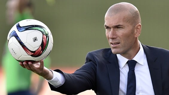 Zinedine Zidane, nuevo entrenador del Real Madrid. Foto: AFP.