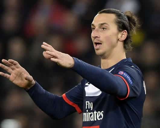 En 2012, Ibrahimovic se proclamó campeón de liga con el PSG y máximo goleador. Foto: AFP