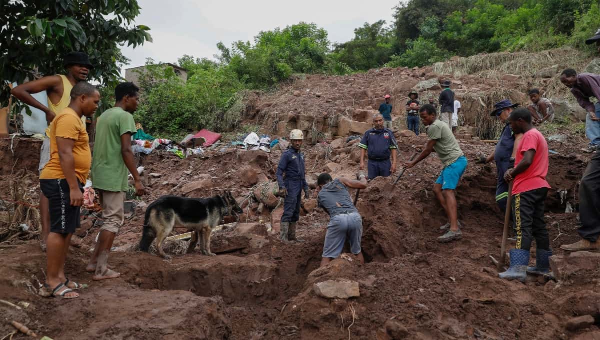 Inundaciones en Sudáfrica