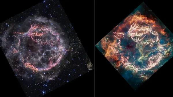 La NASA logró captar imágenes inéditas de la supernova Cassiopeia A La NASA logró captar imágenes inéditas de la supernova Cassiopeia A