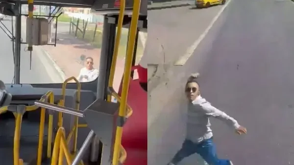 Video: la violenta reacción de un taxista contra bus del SITP tras fuerte discusión Video: la violenta reacción de un taxista contra bus del SITP tras fuerte discusión