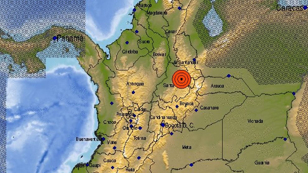 Temblor Santander