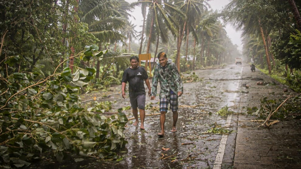 Tifón en Filipinas