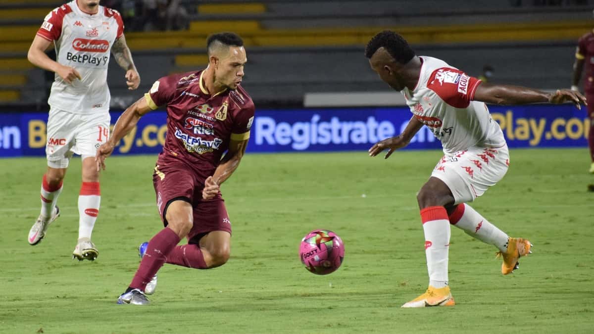 Tolima 0-0 Santa Fe: Liga BetPlay 2021-II