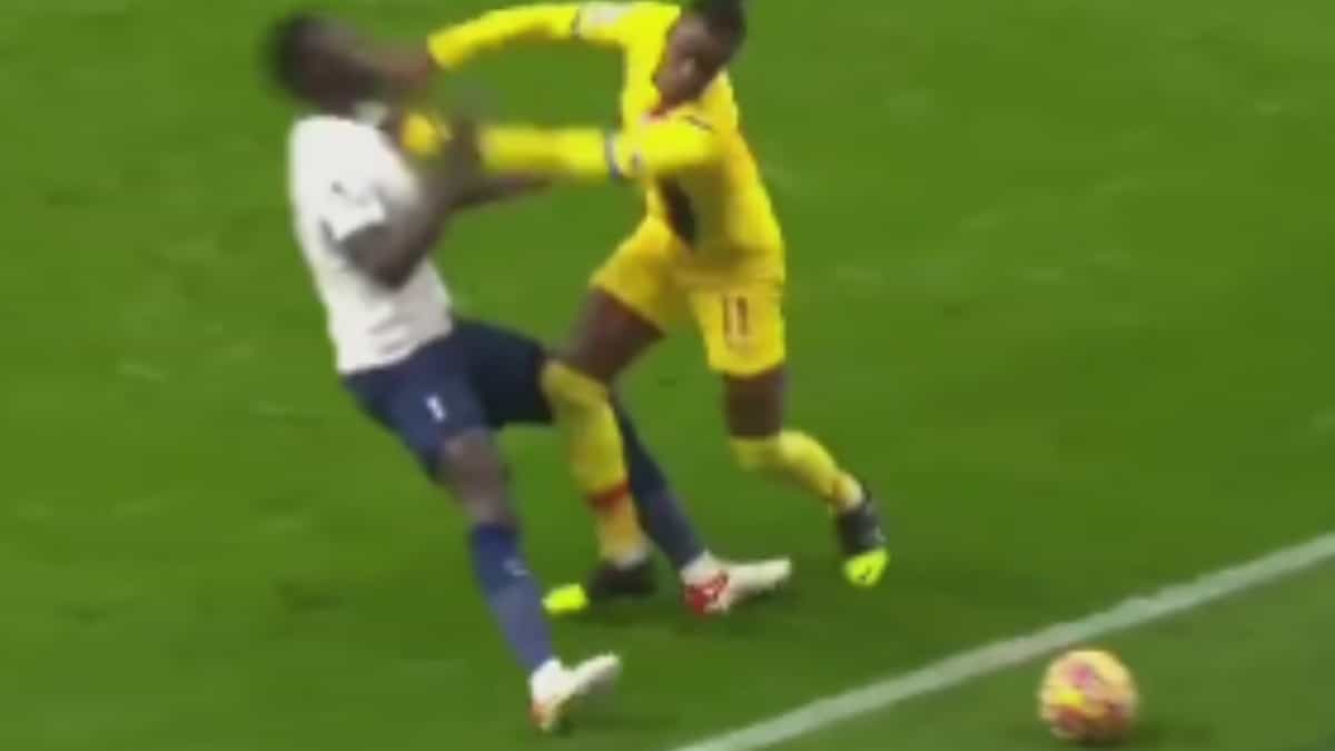 Dávinson Sánchez y Wilfried Zaha