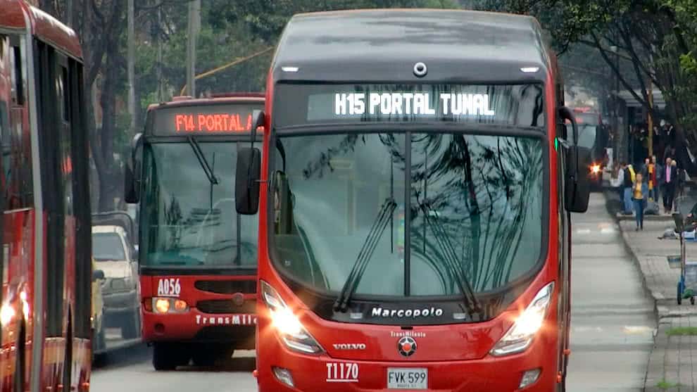Transmilenio buses alza pasajes