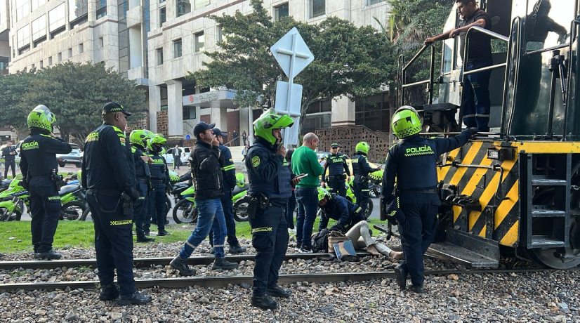Tren de la Sabana atropelló a una mujer en Bogotá