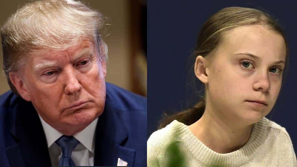 ¡Relajate, Greta, relajate!": Trump a la joven activista