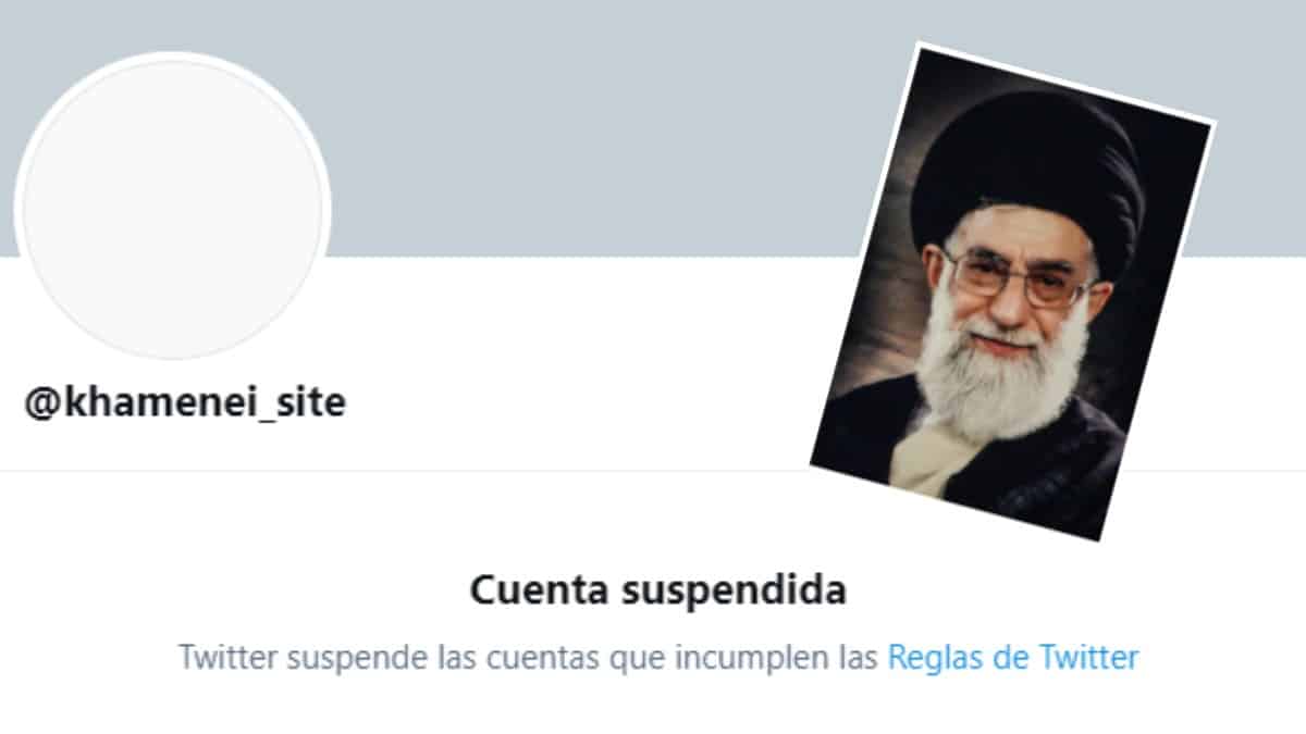 Twitter suspendió la cuenta de un líder iraní