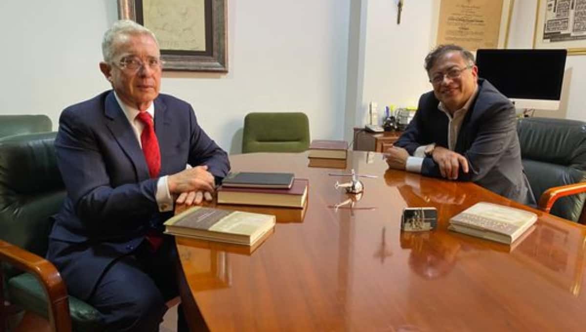 Álvaro Uribe y Gustavo Petro